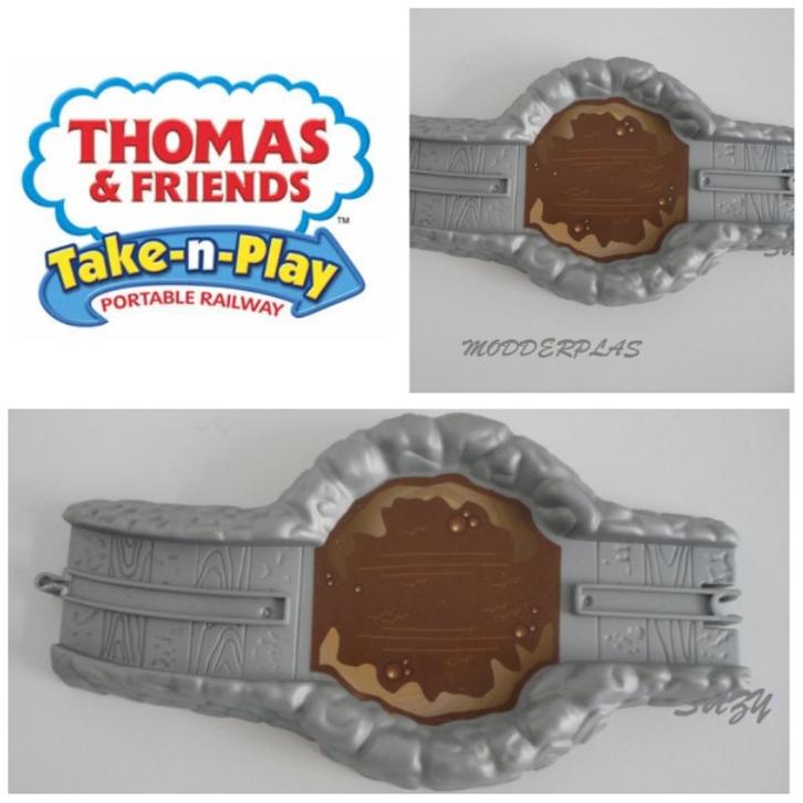 Thomas de Trein Take n Play, Modderplas, Kinderen en Baby's, Speelgoed | Thomas de Trein, Zo goed als nieuw, Ophalen of Verzenden