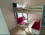 Hoogslaper met bankjes en bureau, Huis en Inrichting, Slaapkamer | Stapelbedden en Hoogslapers, Ophalen, Eenpersoons, Zo goed als nieuw