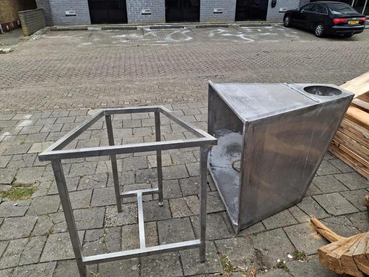 Spuitcabine RVS voor pottenbakkerij, Hobby en Vrije tijd, Pottenbakken, Gebruikt, Ophalen