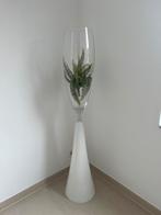 Glazen Decoratie  lange vaas, Huis en Inrichting, Woonaccessoires | Vazen, Ophalen of Verzenden, Zo goed als nieuw