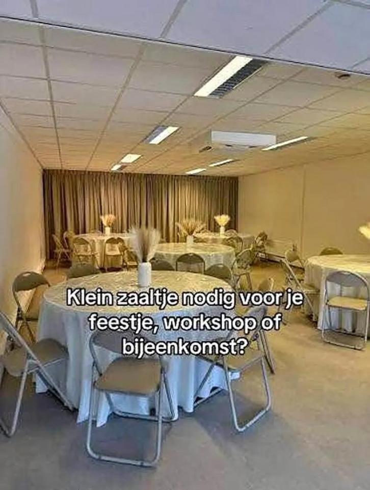Zaal verhuur Maarssen!, Hobby en Vrije tijd, Feestartikelen | Verhuur, Nieuw, Overige, Ophalen