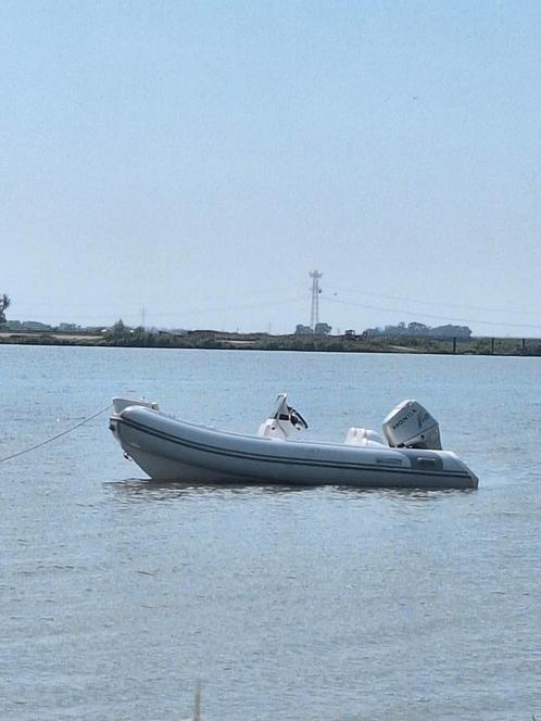 Nimarine  hypalon Rib 410 met Honda 50pk 4 takt, Watersport en Boten, Rubberboten, Gebruikt, Overige merken, Overige materialen
