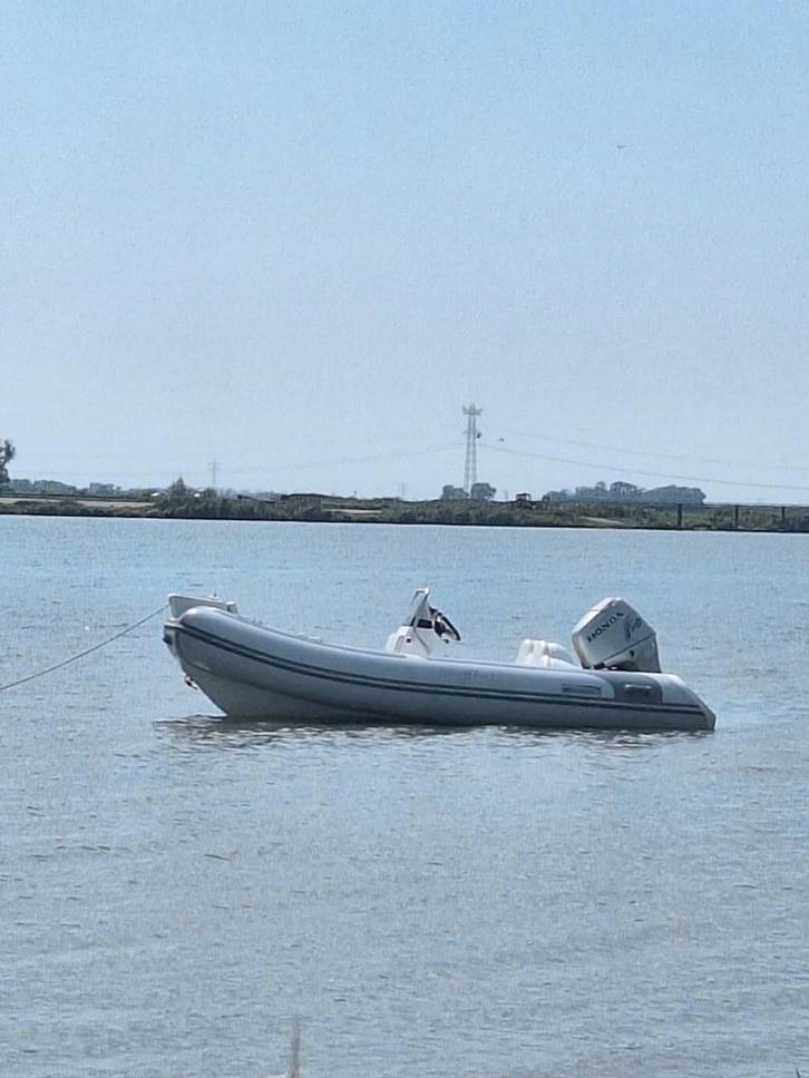 Nimarine  hypalon Rib 410 met Honda 50pk 4 takt, Watersport en Boten, Rubberboten, Gebruikt, Overige merken, Overige materialen