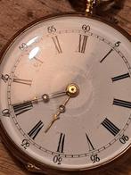Goud Antiek zakhorloge, Antiek en Kunst, Antiek | Klokken, Ophalen of Verzenden