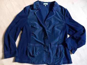 ERFO pracht donkerblauw jasje/blazer, fleece, maat m44 beschikbaar voor biedingen