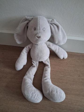 Knuffel Zeeman konijn grijs hond 35 cm L160 beschikbaar voor biedingen