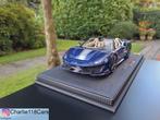 BBR 1/18 Ferrari 488 Pista Spider Blue Swaters, Ophalen of Verzenden, Nieuw, Auto, Overige merken