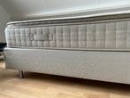 Boxspring bed, Ophalen, Beige, Tweepersoons, Zo goed als nieuw