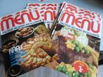 11 stuks Menu, spectrum -recepten, Ophalen of Verzenden, Gelezen