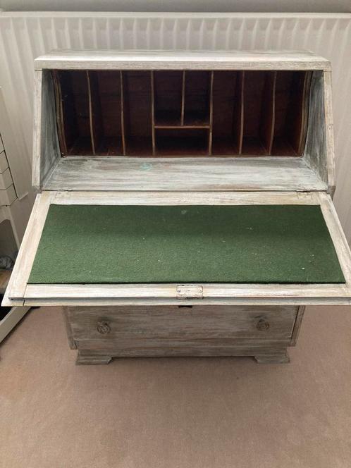 Secretaire- kastje stonewashed, Huis en Inrichting, Kasten | Secretaires, Gebruikt, Ophalen