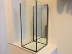 Zuil aquarium met spiegelende achterwand., Ophalen of Verzenden, Zo goed als nieuw, Leeg aquarium