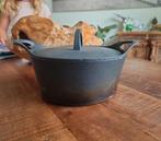 Hackmann Gietijzeren Pan 20cm, Huis en Inrichting, Keuken | Potten en Pannen, Gebruikt, Gietijzer, Ophalen of Verzenden, Keramische plaat