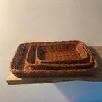 Vintage Riet Mandjes - Set van 3, Antiek en Kunst, Ophalen of Verzenden