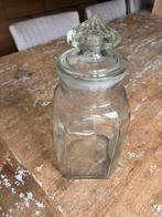Grote oude glazen snoeppot, Antiek en Kunst, Ophalen of Verzenden