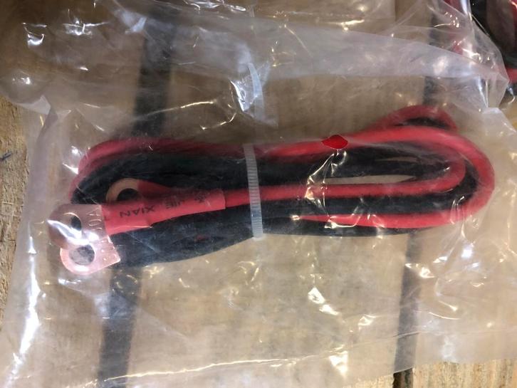 Accukabels - Nieuw - 6MM2 - 5 sets voor 10 euro - 80cm lang, Auto-onderdelen, Elektronica en Kabels, Universele onderdelen, Nieuw