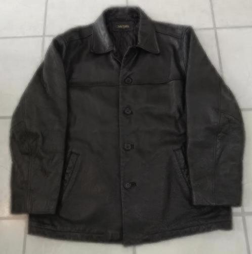 Britches Leren Jack zwart ( M ), Kleding | Heren, Jassen | Zomer, Zo goed als nieuw, Maat 48/50 (M), Zwart, Ophalen of Verzenden