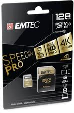Emtec Micro SDXC 128 GB Pro, Nieuw, Ophalen of Verzenden, SDXC, 128 GB