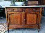 Antieke commode wastafel badkamermeubel marmer vintage baby, Huis en Inrichting, Kasten | Dressoirs, Ophalen of Verzenden, Zo goed als nieuw