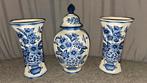 Delfts Blauw Vaas Set, Ophalen of Verzenden