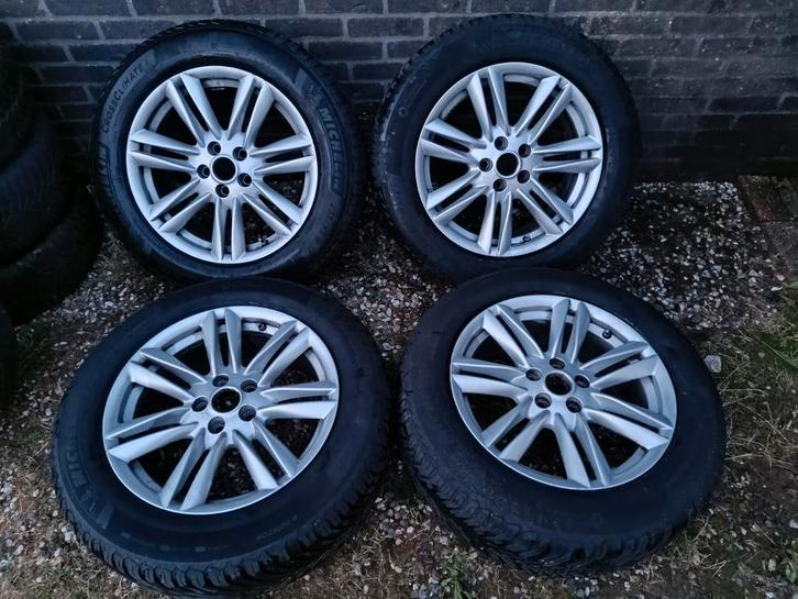 Jaguar XF URSA 17 inch 5x108 lichtmetaal Michelin allseason, Auto-onderdelen, Banden en Velgen, Banden en Velgen, All Season, 17 inch