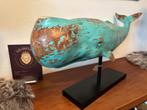 Walvis op standaard decoratief figuurbeeld, Ophalen of Verzenden, Nieuw