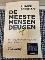 De meeste mensen deugen - Rutger Bregman, Ophalen of Verzenden, Zo goed als nieuw, Rutger Bregman, Nederland