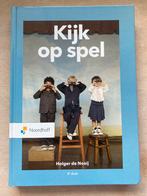 Pabo boek Kijk op spel, Boeken, Zo goed als nieuw, Holger de Nooij, Alpha, HBO