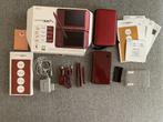 Nintendo DSi XL Donkerrood + Super Mario Bros, Spelcomputers en Games, Dsi XL, Ophalen of Verzenden, Zo goed als nieuw, Met beschermhoes of tas