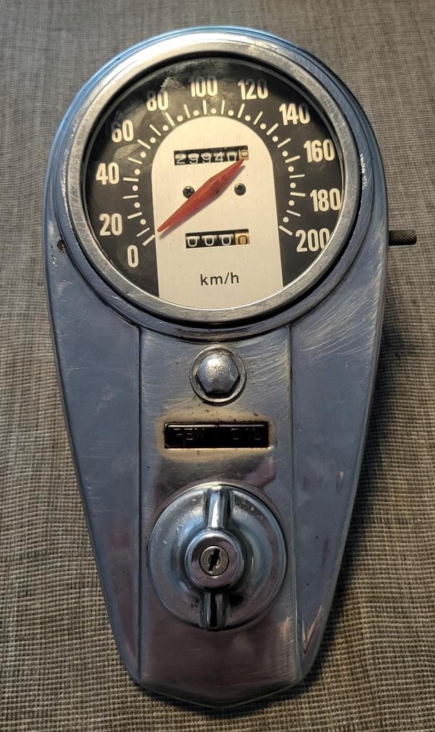 Harley Davidson Kilometerteller 1960s, Motoren, Onderdelen | Overige, Gebruikt, Ophalen of Verzenden