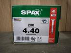 Aanbieding doos 2000 stuks spax schroeven 4x40 gegalv., Ophalen of Verzenden, Nieuw, Minder dan 50 mm, Schroeven