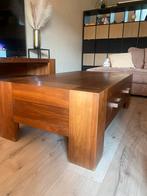 Hard hout salontafel, Huis en Inrichting, Tafels | Salontafels, Ophalen, 100 tot 150 cm, 50 tot 100 cm, Minder dan 50 cm