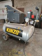 kinzo compressor, loopt mooi, bouwt prima druk op., Doe-het-zelf en Verbouw, Compressors, Ophalen, Gebruikt, 6 tot 10 bar, Minder dan 200 liter/min