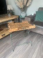 Rotan buttler tray, Huis en Inrichting, 45 tot 60 cm, Minder dan 55 cm, Rond, Ophalen of Verzenden