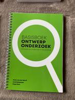 Basisboek ontwerp onderzoek, Ophalen of Verzenden, Zo goed als nieuw, HBO