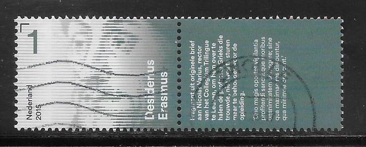 2015, Brieven schrijven, Desiderius Erasmus [3322] (K2831), Postzegels en Munten, Postzegels | Nederland, Ophalen of Verzenden