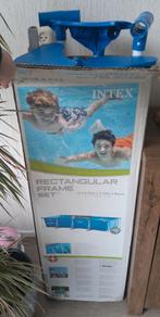 Zwembad Intex, Tuin en Terras, Gebruikt, Ophalen of Verzenden, Opzetzwembad, Rechthoekig