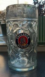 Paulaner bierpul 1 Liter, Ophalen of Verzenden, Gebruikt, Pul(len), Overige merken