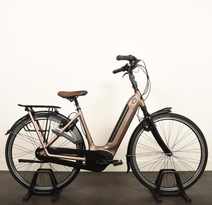 Gazelle Grenoble C7+ HMB Elite Dames Sienna Matt 49cm 2021, Fietsen en Brommers, Elektrische fietsen, Gebruikt, Gazelle, 47 tot 51 cm