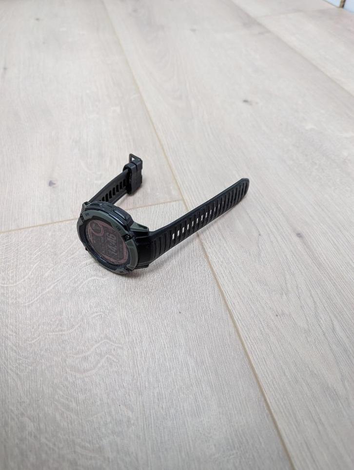 Garmin Instinct 2x Solar, Sieraden, Tassen en Uiterlijk, Smartwatches, Gebruikt, Android, Groen, Afstand, Calorieverbanding, Conditie