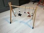 Houten babygym met stoffen speeltjes, Ophalen, Gebruikt, Babygym