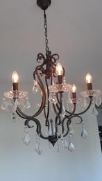 Kroonluchter, Huis en Inrichting, Lampen | Hanglampen, Minder dan 50 cm, Zo goed als nieuw, Ophalen, Glas