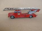Tekno brandweer ladderwagen nr.445 Scania vabis, Hobby en Vrije tijd, Modelauto's | 1:50, Ophalen of Verzenden, Gebruikt, Bus of Vrachtwagen