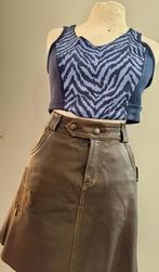 Arma leren rokje, Kleding | Dames, Rokken, Maat 38/40 (M), Bruin, Arma, Ophalen of Verzenden