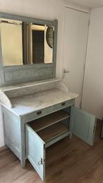 Antieke kaptafel met marmeren blad, Ophalen