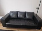 mooie zwarte bank, Huis en Inrichting, Ophalen, 150 tot 200 cm, Driepersoons, 75 tot 100 cm
