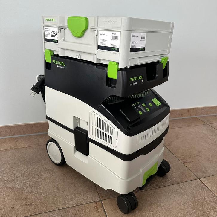 Festool ctl midi I stofzuiger cleantec nieuw + reinigingsset, Doe-het-zelf en Verbouw, Reinigingsmachines, Nieuw, Overige typen