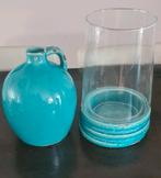Riva Deco set stolp en kruik, blauw, Ophalen, Zo goed als nieuw