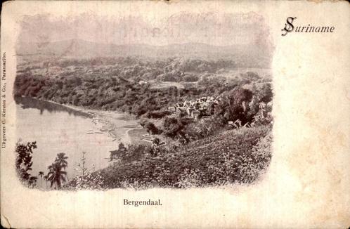 Suriname - Bergendaal, Verzamelen, Ansichtkaarten | Buitenland, Gelopen, Voor 1920, Ophalen of Verzenden
