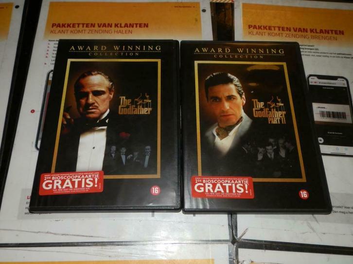 The Godfather deel 1 en 2, Cd's en Dvd's, Dvd's | Thrillers en Misdaad, Zo goed als nieuw, Ophalen of Verzenden
