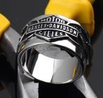Harley-Davidson ring, Ø 19.9 mm, Sieraden, Tassen en Uiterlijk, Ringen, 19 tot 20, Heer, Nieuw, Zilver